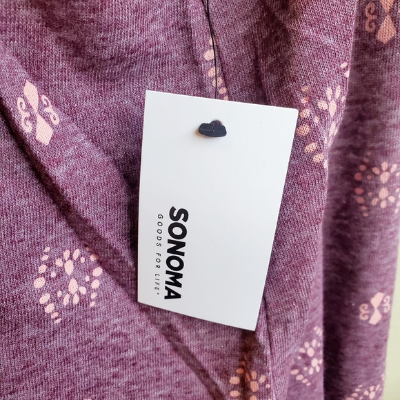 SONOMA | Squareneck Camisole in Plum Geo Print sz XL - Picture 4 of 8